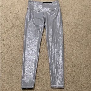 VS sport silver shimmer leggings